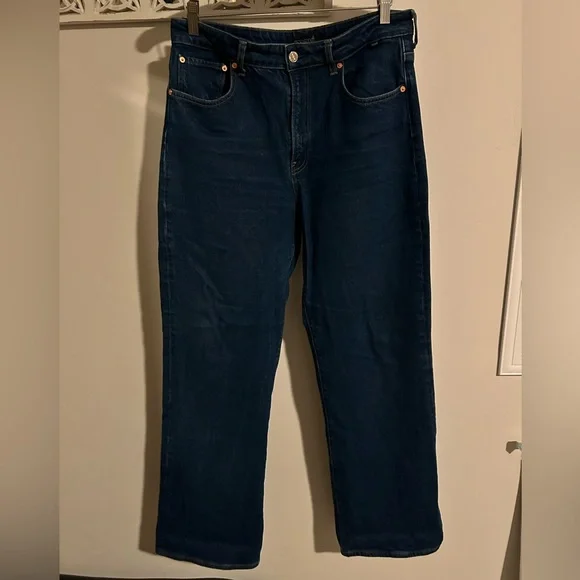 Mavi Victoria Solid Deep Wide Leg Jeans - Picture 3 of 10